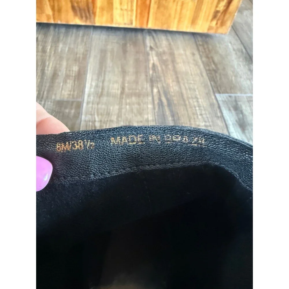 Louise et Cie Varsan Leather Platform Chelsea Boots Sz. 8M Black